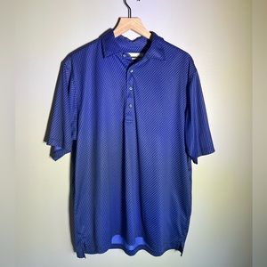 Mens Donald Ross Golf Polo - Blue - Size L - EUC
